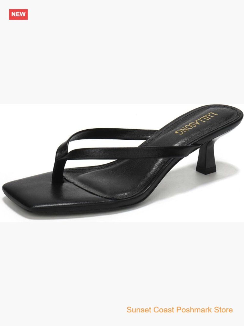 Kitten Heel Sandals Open Toe Flip Flop Heels Women